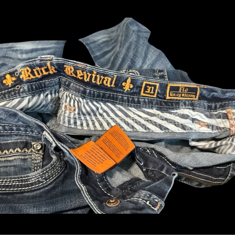 Rock Revival Flo Easy Skinny Jeans Size 31 - Picture 8 of 9
